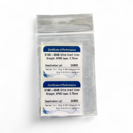 Agilent Gas Chromatography Ultra Inert Inlet Liner, Straight, SPME, 0.75mm - 5pk 5190-4048 - Image 8