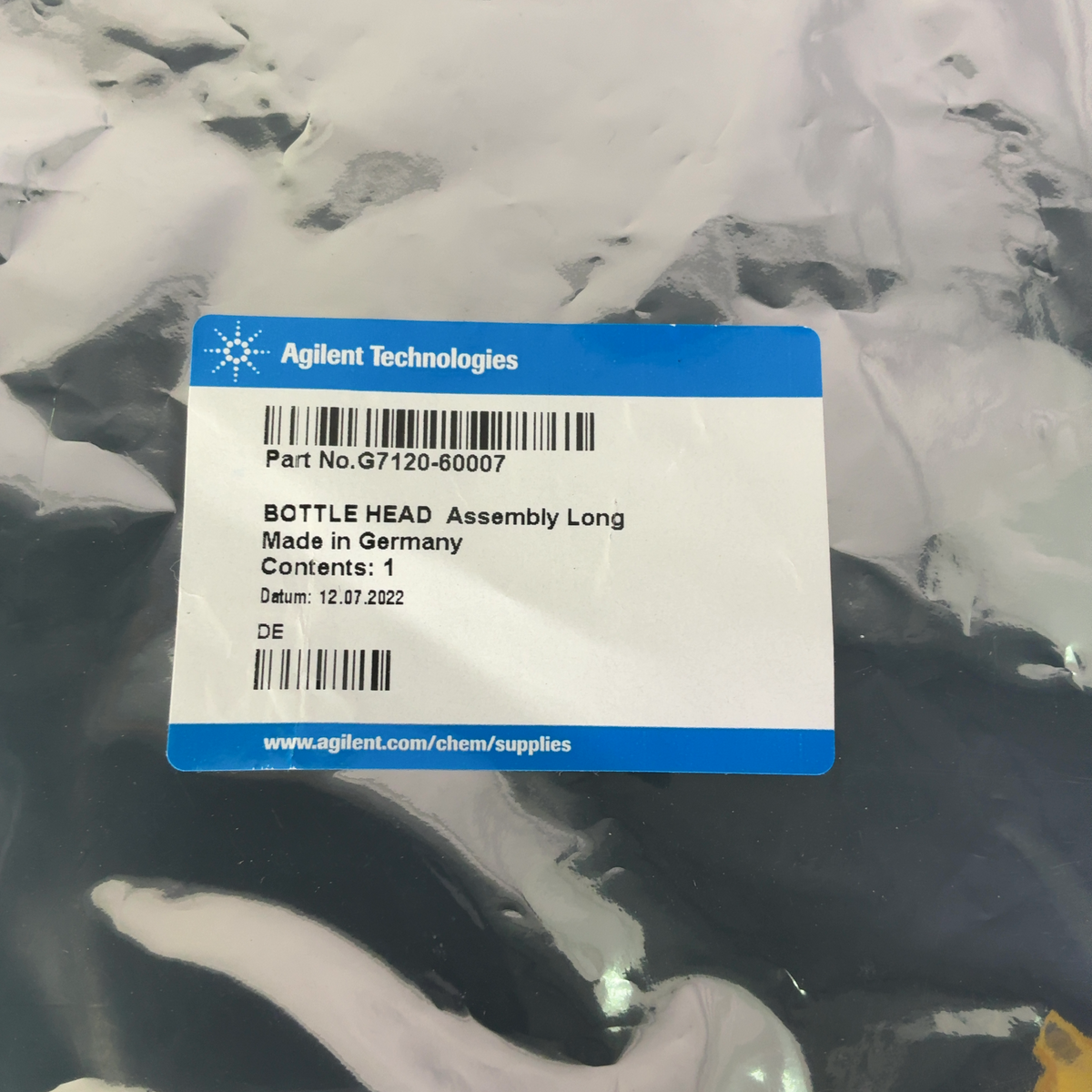 Agilent InfinityLab Bottle Head Assemblies, 1730mm Long G7120-60007 Agilent Assembly - Image 4