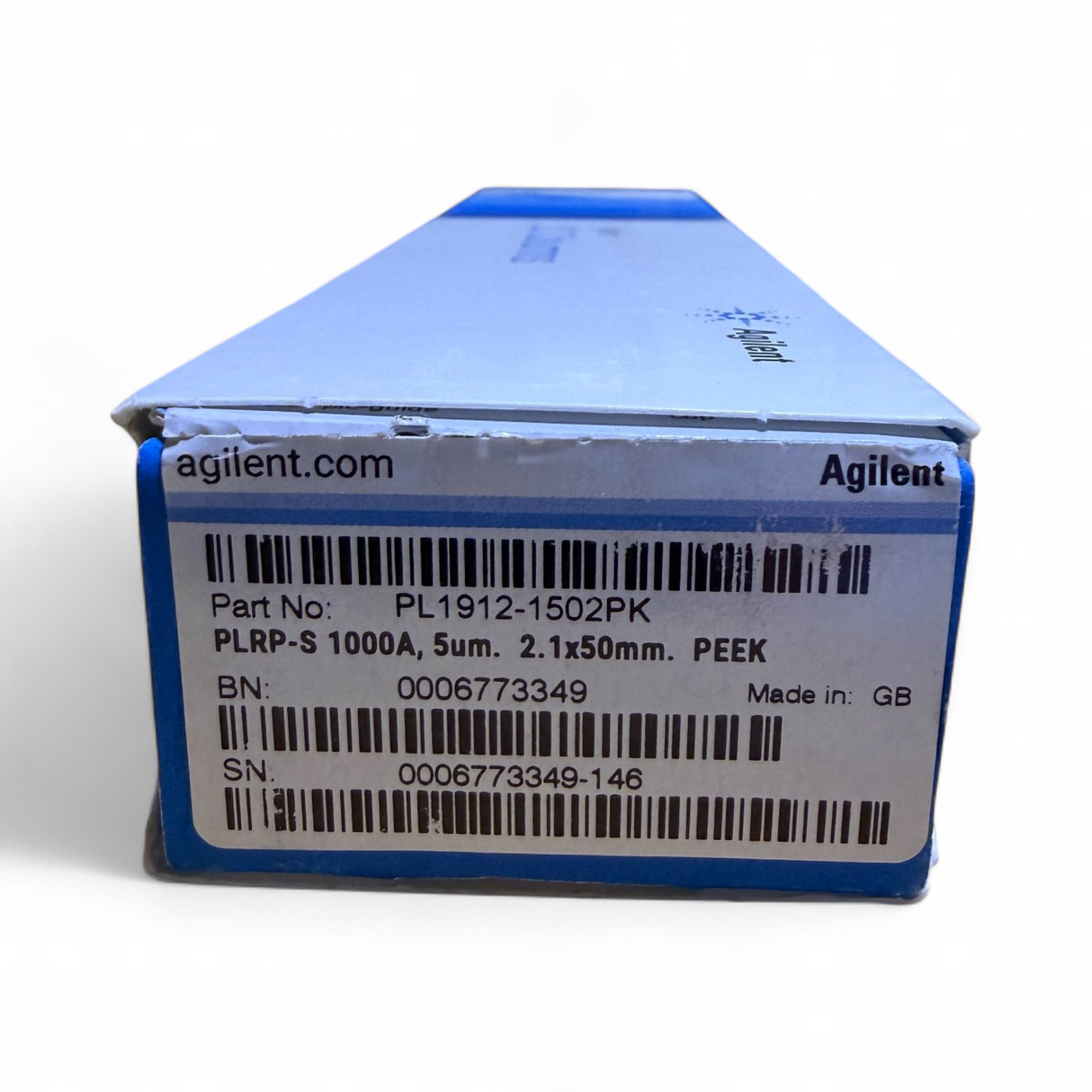 Agilent LC Column PLRP-S 1000A 5µm 2.1 x 50mm PEEK PL1912-1502PK - New - Image 2