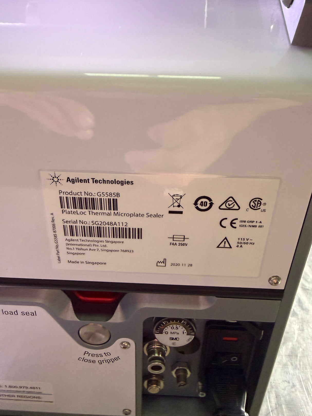 Agilent PlateLoc Thermal Microplate Sealer G5585B - Image 20