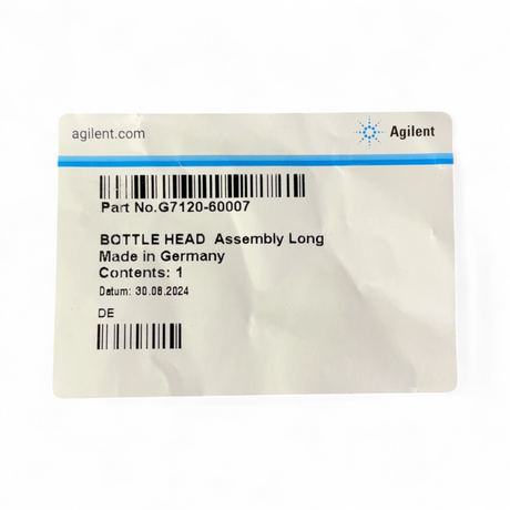 Agilent Technologies Bottle Head Assembly, 1730mm, w Tubing & Accessories G7120-60007 - Image 4