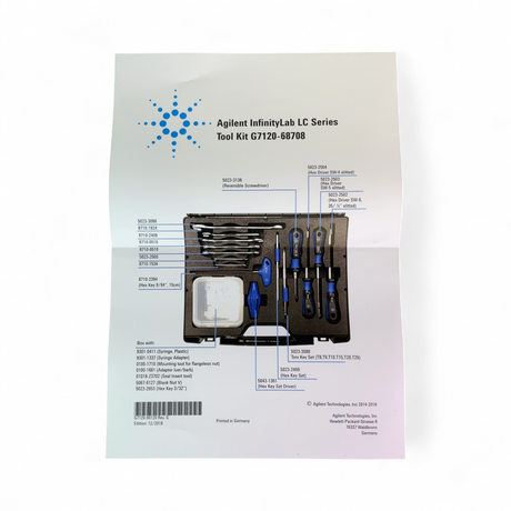 Agilent Technologies Complete InfinityLab LC Series Tool Kit G7120-68708 (BO!) | Order Direct and Save - Image 4