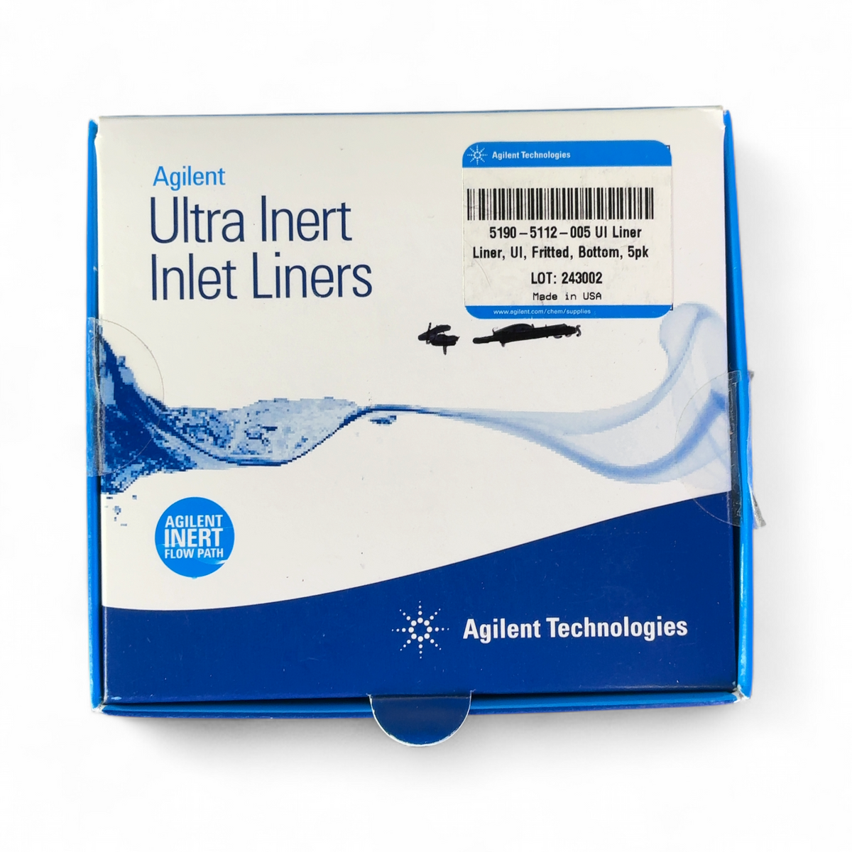 Agilent Technologies Gas Chromatography Ultra Inert Inlet Liners - 5pk 5190-5112-005 - Image 2