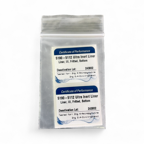 Agilent Technologies Gas Chromatography Ultra Inert Inlet Liners - 5pk 5190-5112-005 - Image 8