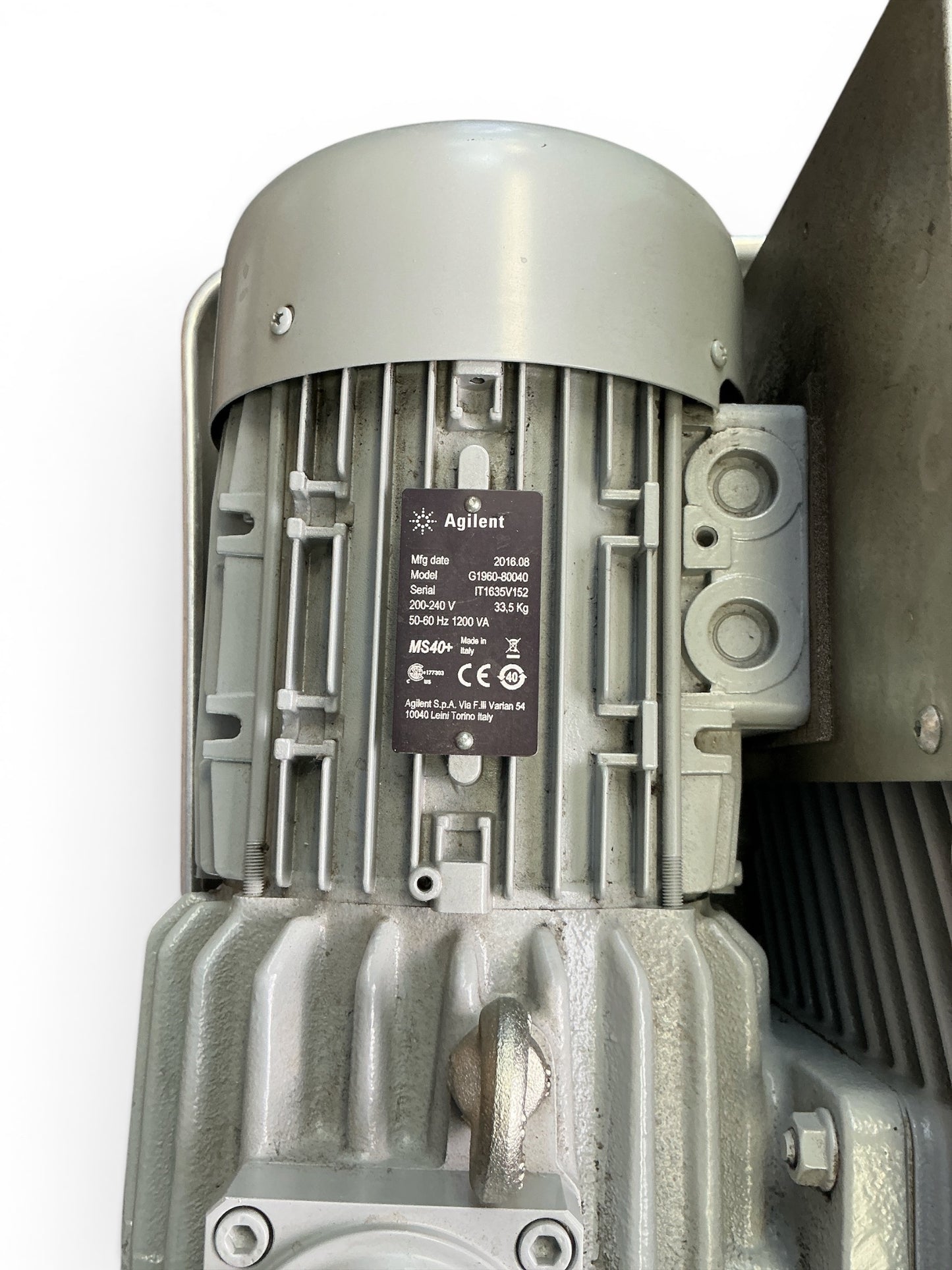Agilent Technologies MS40+ Rotary Vane Vacuum Pump G1960-840 (Best Offer!) | Ships Fast from Mr. Scientific - Image 12