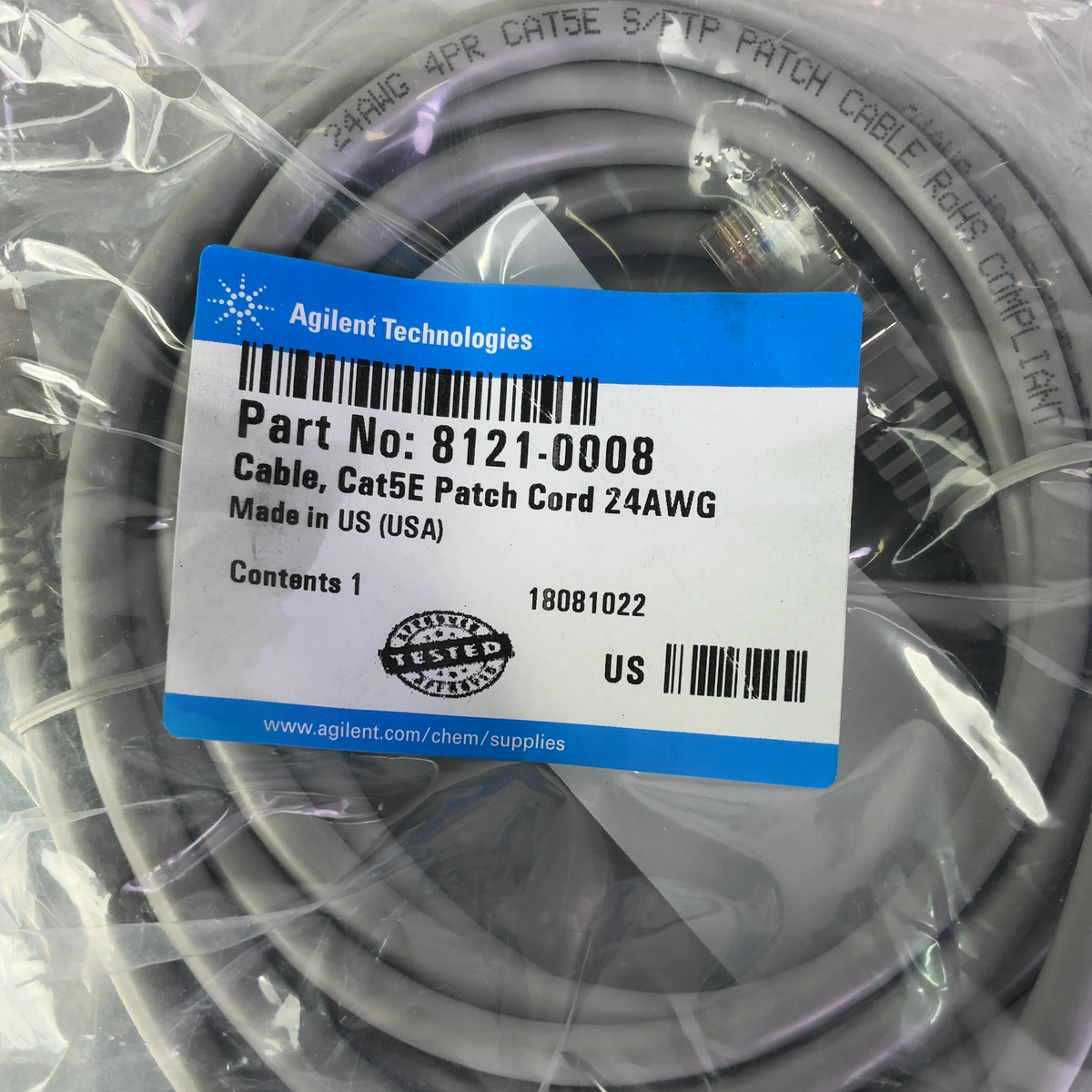 Agilent Technologies Patch/CAN Interface Data Cables Lot 01046-60105, 5181-1519, 8121-0008 - Image 12