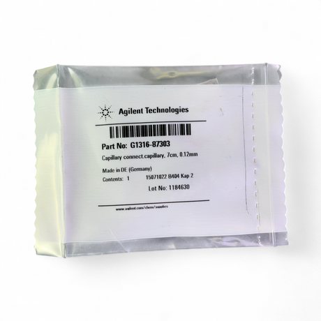 Agilent Technologies Stainless Steel Capillary Connect, 0.12x70mm G1316-87303 | Ships Fast from Mr. Scientific - Image 2