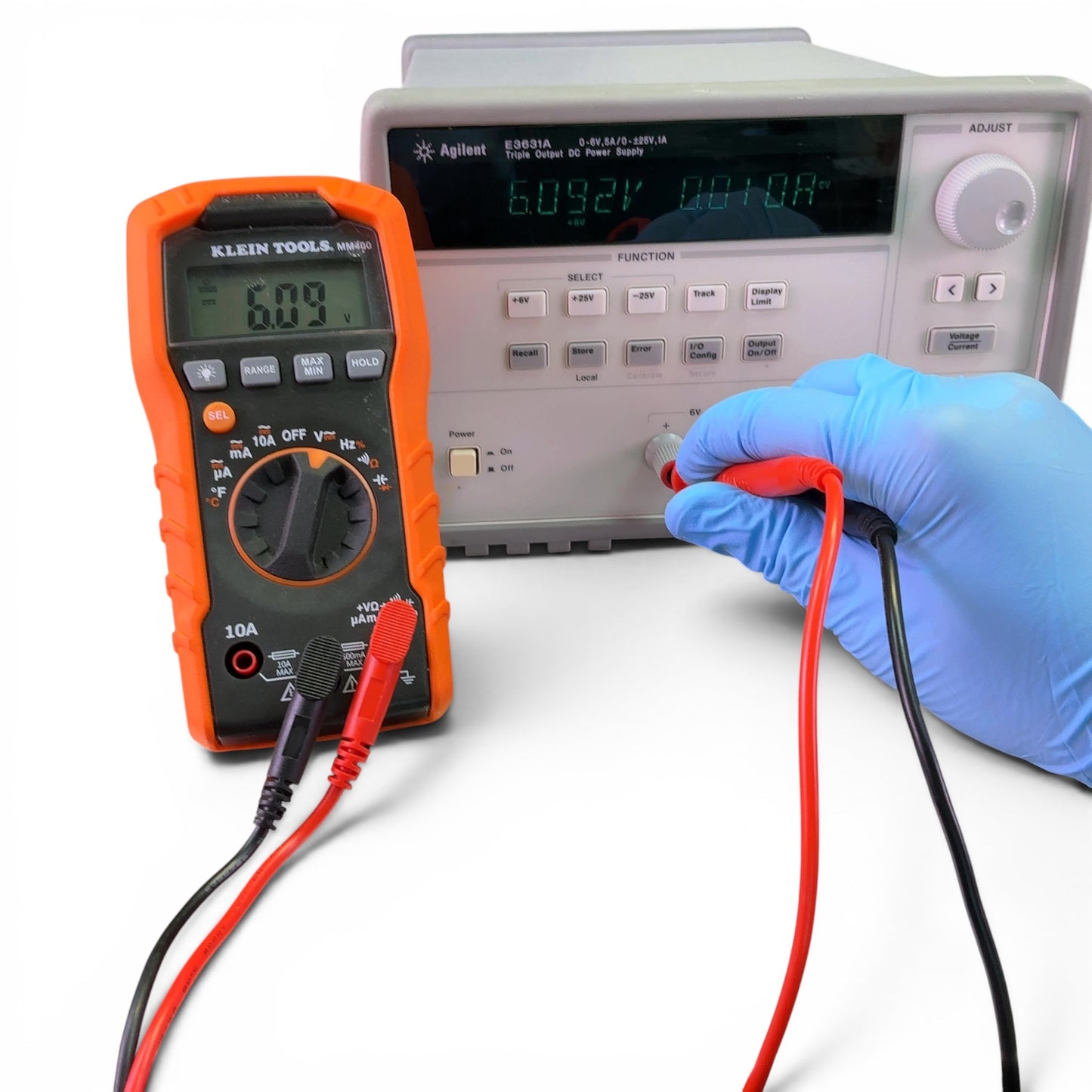 Agilent Triple Output DC Power Supply, 0-6V, 5A / 0-(+-)25V, 1A E3631A (BO!) | Mr. Scientific - Image 13