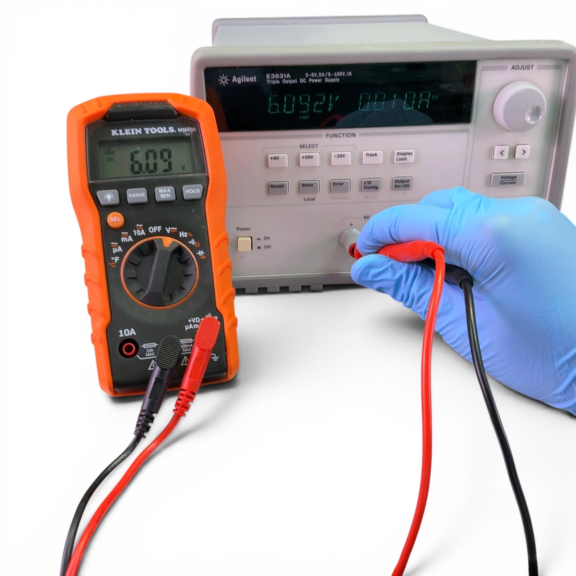 Agilent Triple Output DC Power Supply, 0-6V, 5A / 0-(+-)25V, 1A E3631A (BO!) | Mr. Scientific - Image 13