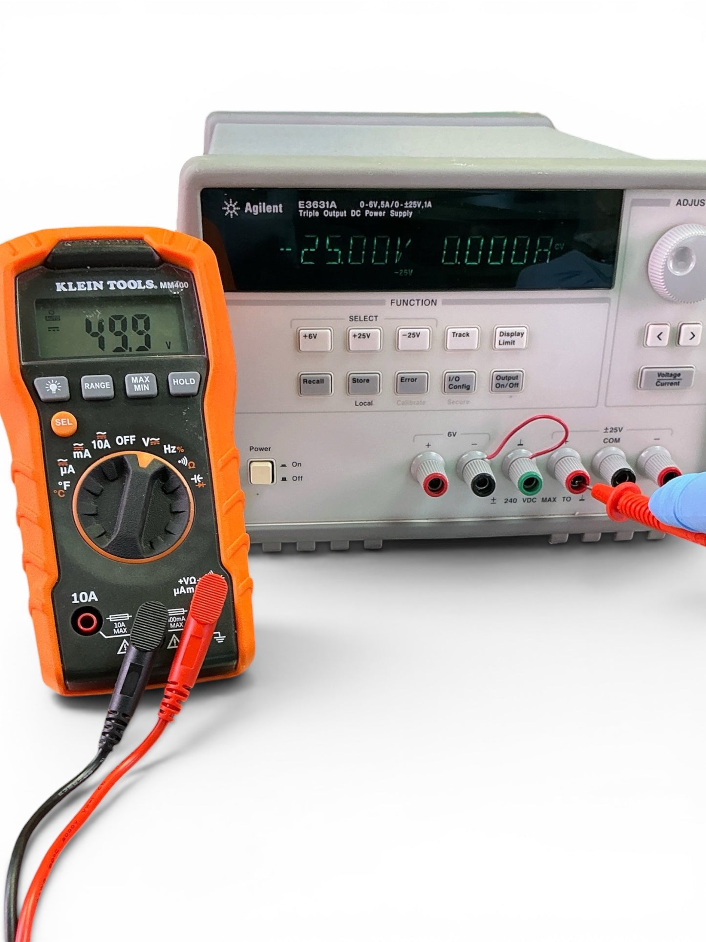 Agilent Triple Output DC Power Supply, 0-6V, 5A / 0-(+-)25V, 1A E3631A (BO!) | Mr. Scientific - Image 15