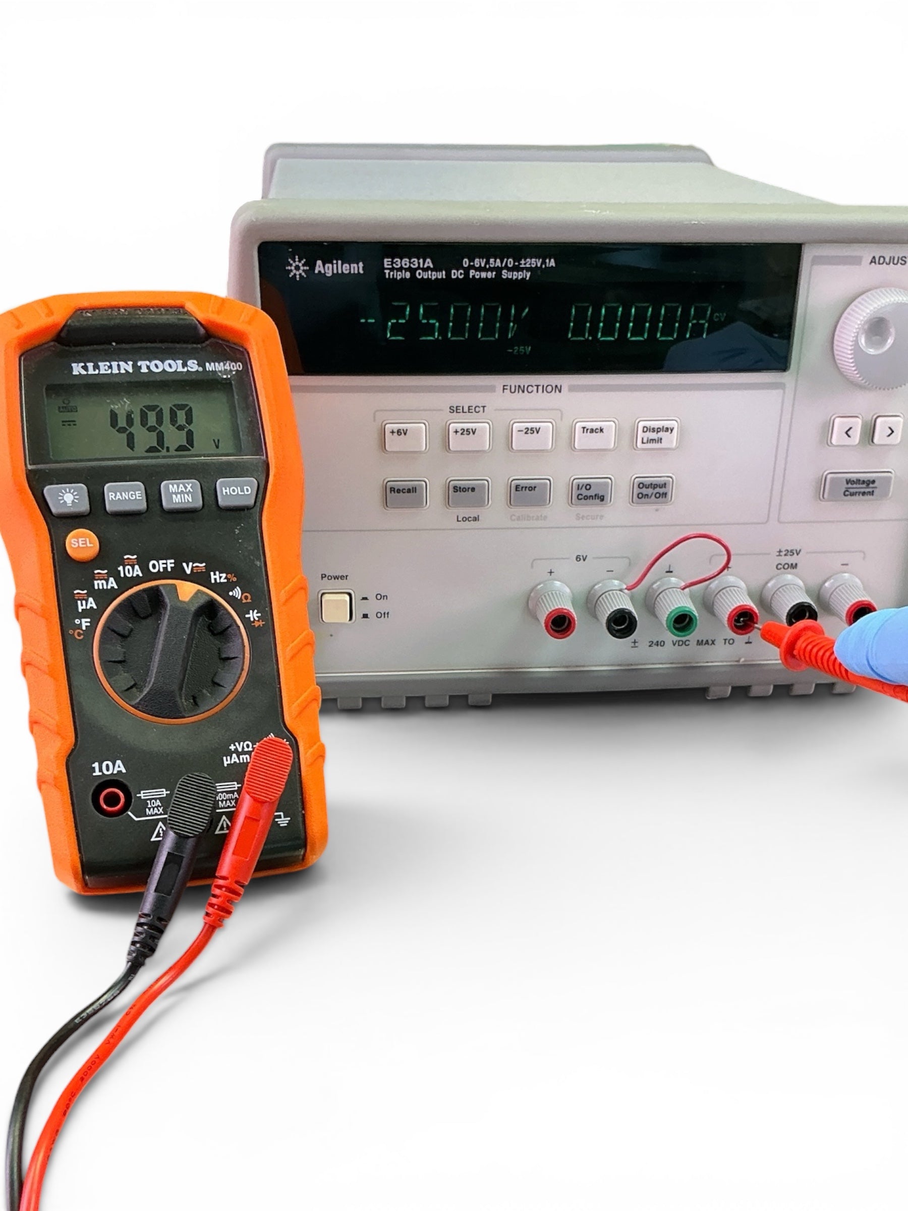 Agilent Triple Output DC Power Supply, 0-6V, 5A / 0-(+-)25V, 1A E3631A (BO!) | Mr. Scientific - Image 15