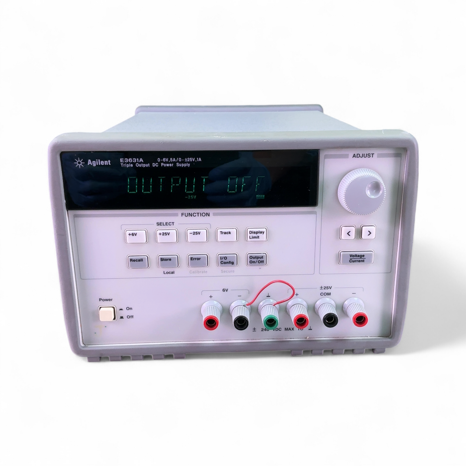 Agilent Triple Output DC Power Supply, 0-6V, 5A / 0-(+-)25V, 1A E3631A (BO!) | Mr. Scientific - Image 2