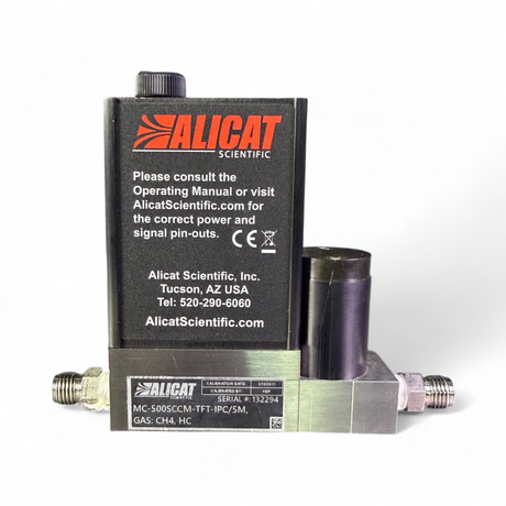 Alicat Scientific Mass Flow Controller MC500SCCM-TFT-IPC/5M CH4 HC 500 SCCM - Image 5