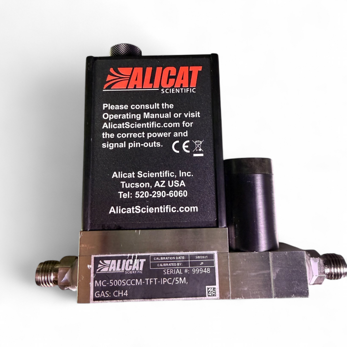 Alicat Scientific MC-500SCCM-TFT-IPC/5M CH4 Mass Flow Controller 500 SCCM - Image 12