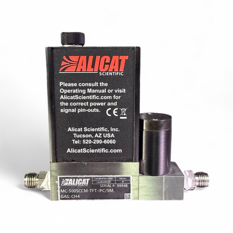 Alicat Scientific MC-500SCCM-TFT-IPC/5M CH4 Mass Flow Controller 500 SCCM - Image 5