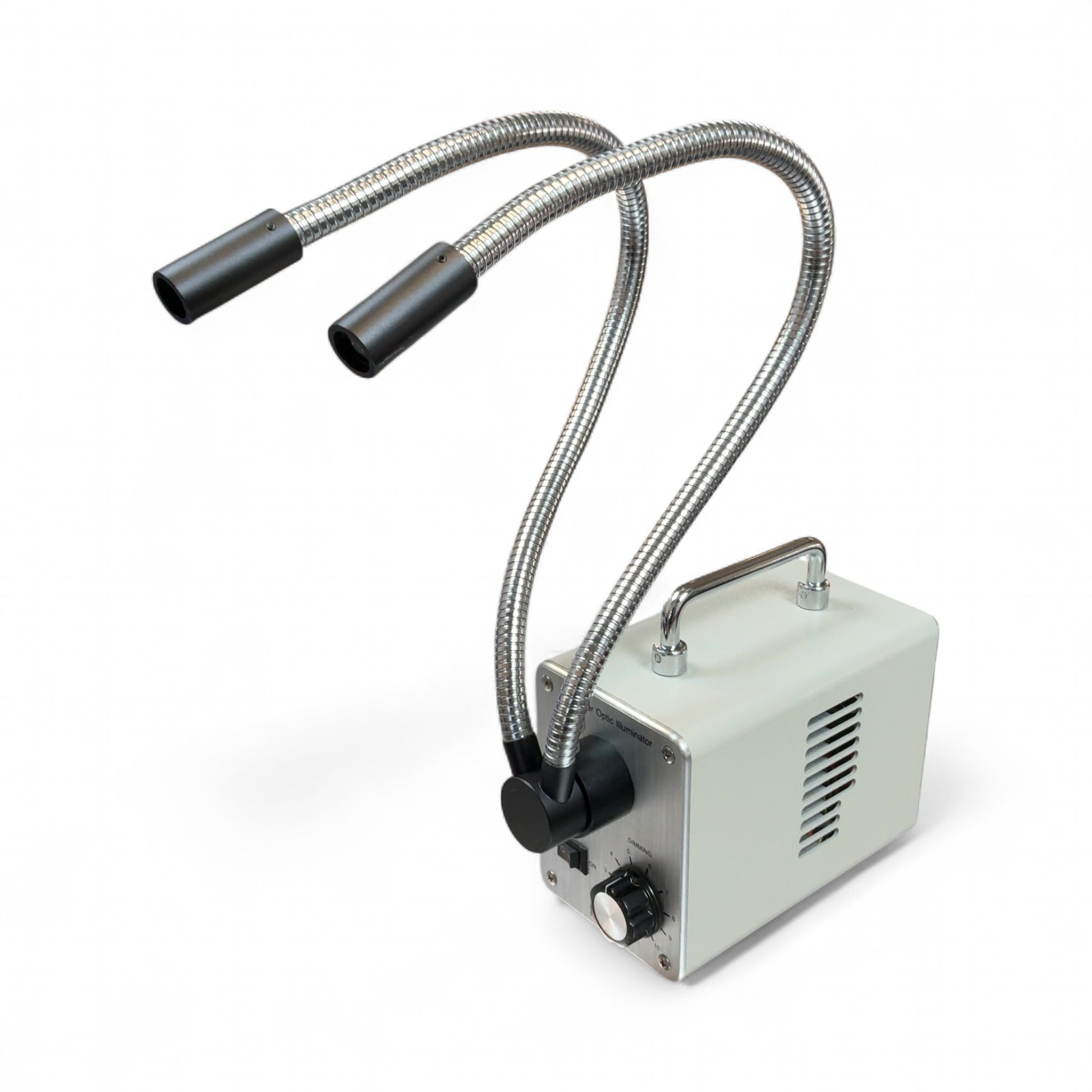 AmScope LED Fiber Optic Illuminator FOI-5WW Dual Gooseneck Light Source (Best Offer!) | Ships Fast from Mr. Scientific - Image 5