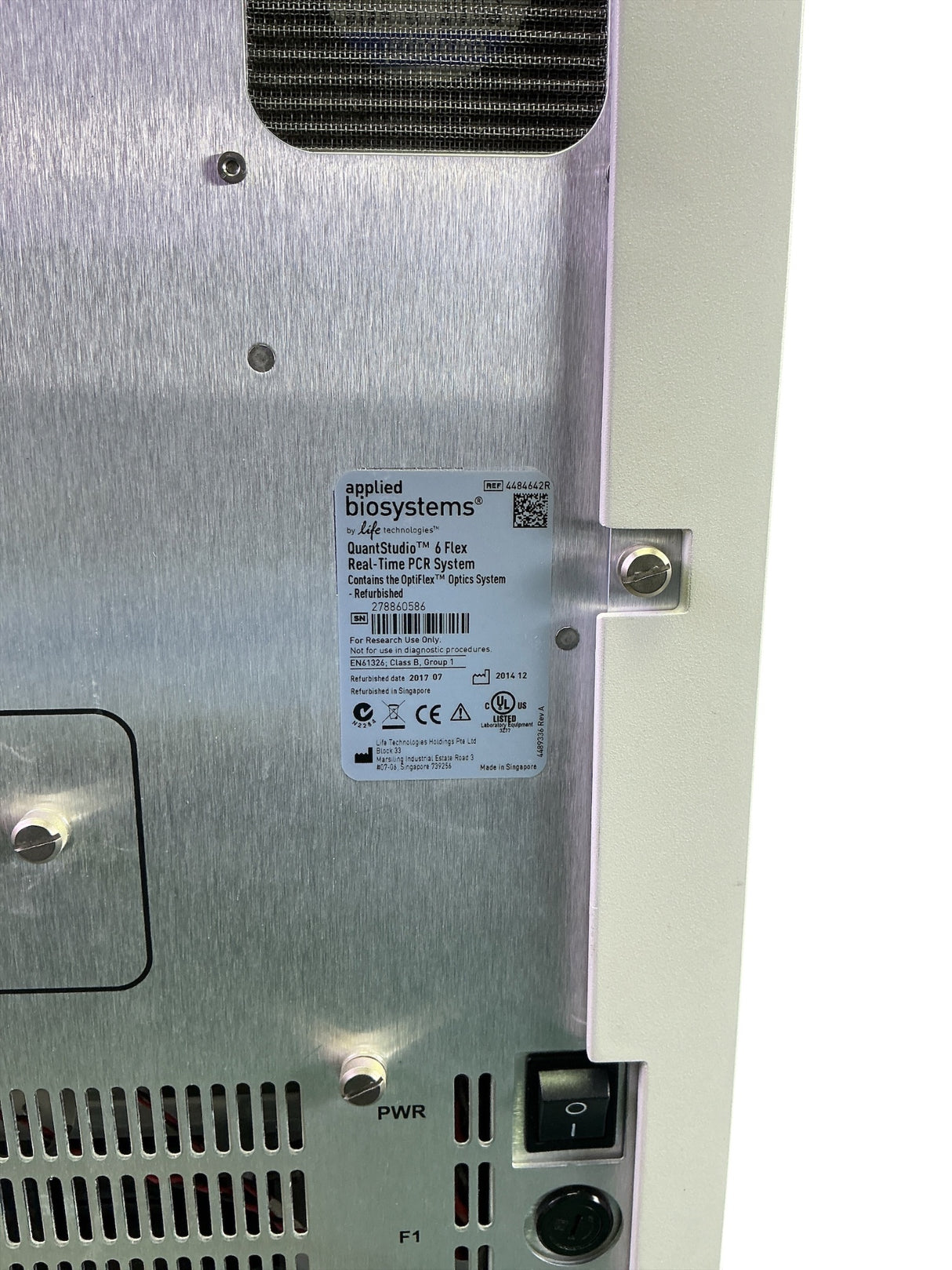 Applied Biosystems QuantStudio 6 Flex Real-Time OptiFlex PCR System w ViiA Adaptors & Drivers (BO!) | Safe & Secure Shipping - Image 7