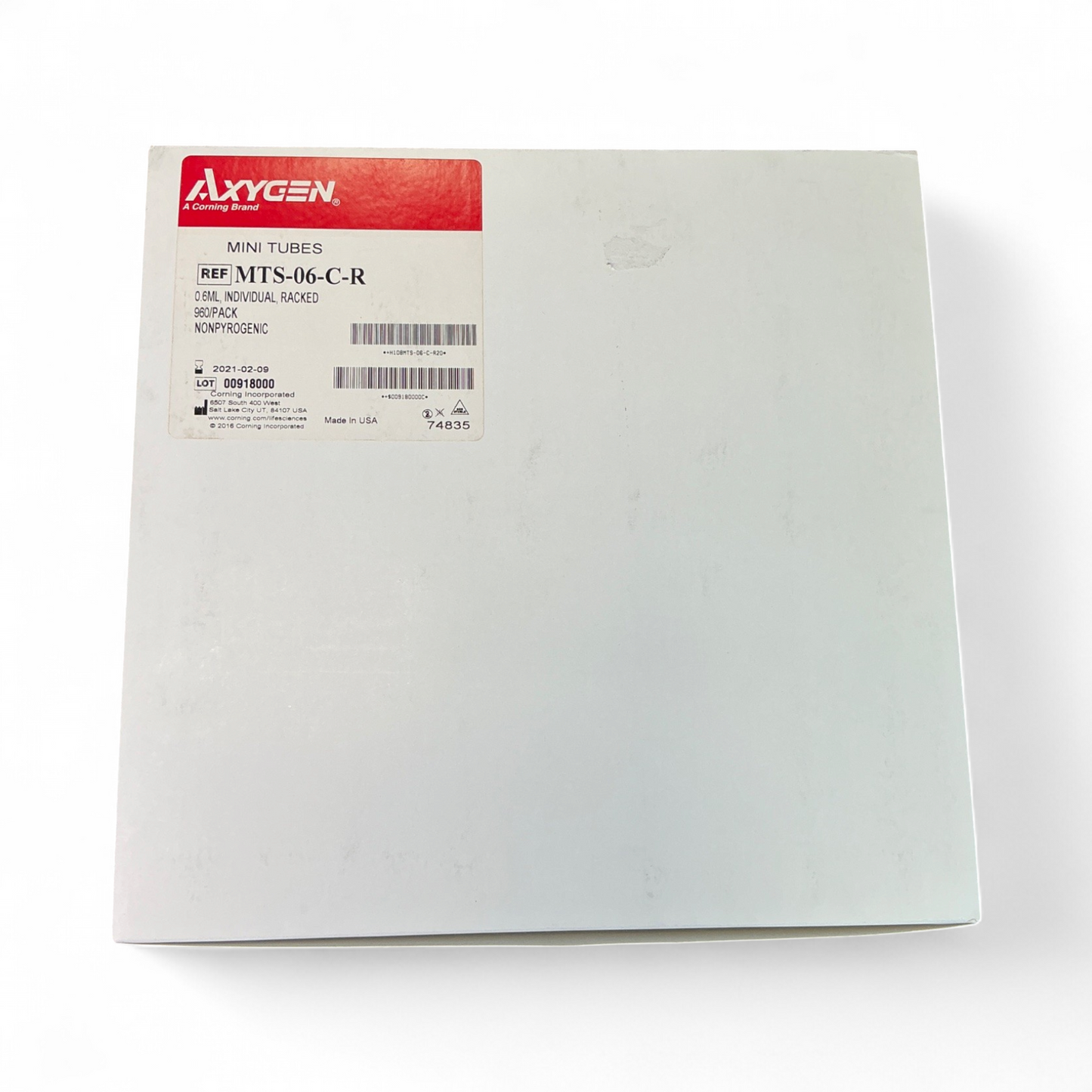 Axygen Mini Tubes MTS-06-C-R 0.6ML 960/case - Image 7