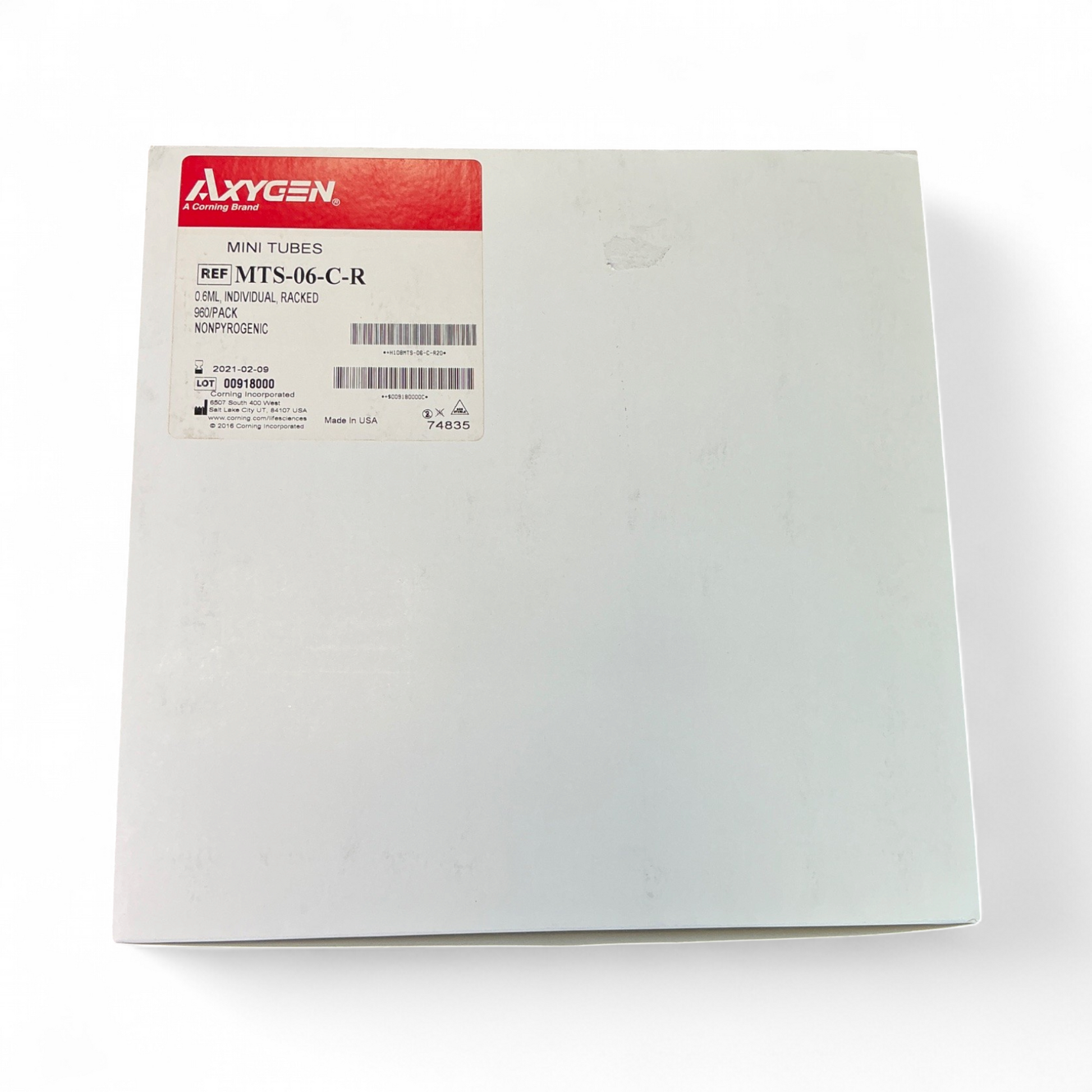 Axygen Mini Tubes MTS-06-C-R 0.6ML 960/case - Image 7