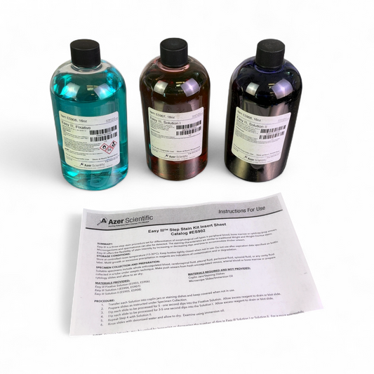 Azer Scientific Easy III Stain Kit Three-Step Procedure ES902-16 — Exp 2024-05-10 | Mr. Scientific - Image 1