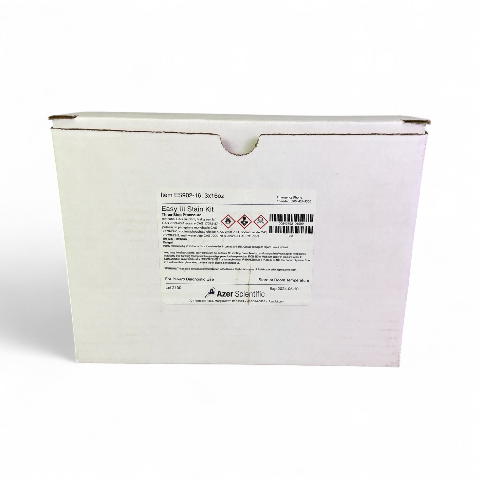 Azer Scientific Easy III Stain Kit Three-Step Procedure ES902-16 — Exp 2024-05-10 | Mr. Scientific - Image 5