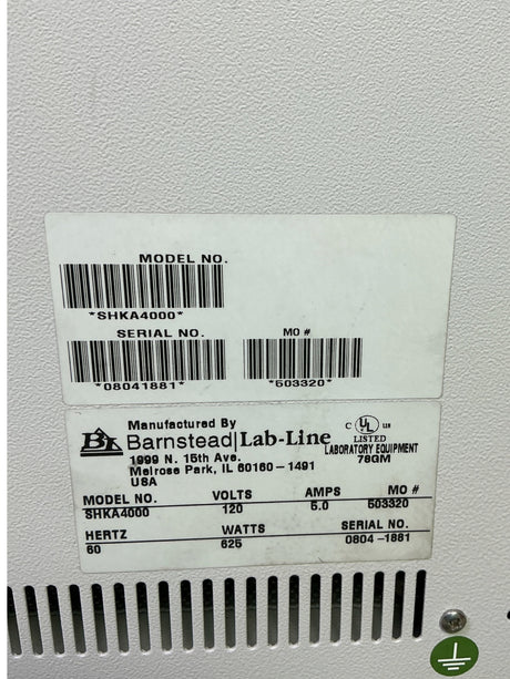 Barnstead Lab-Line MaxQ 4000 Class-A Benchtop Orbital Incubator Shaker SHKA4000 (BO!) | Order Direct and Save - Image 11