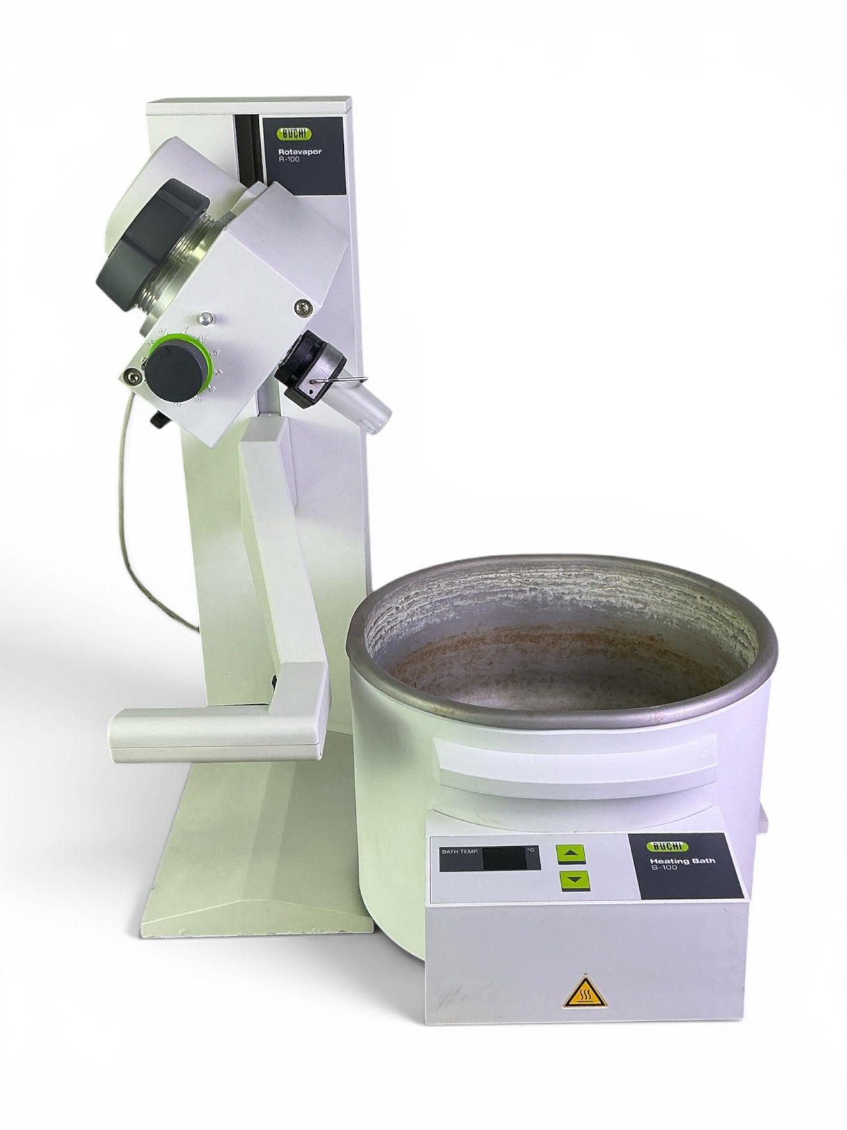 BÜCHI Rotavapor R-100 Evaporator System w B-100 Bath & Welch 2028 Vacuum Pump | Safe & Secure Shipping - Image 3