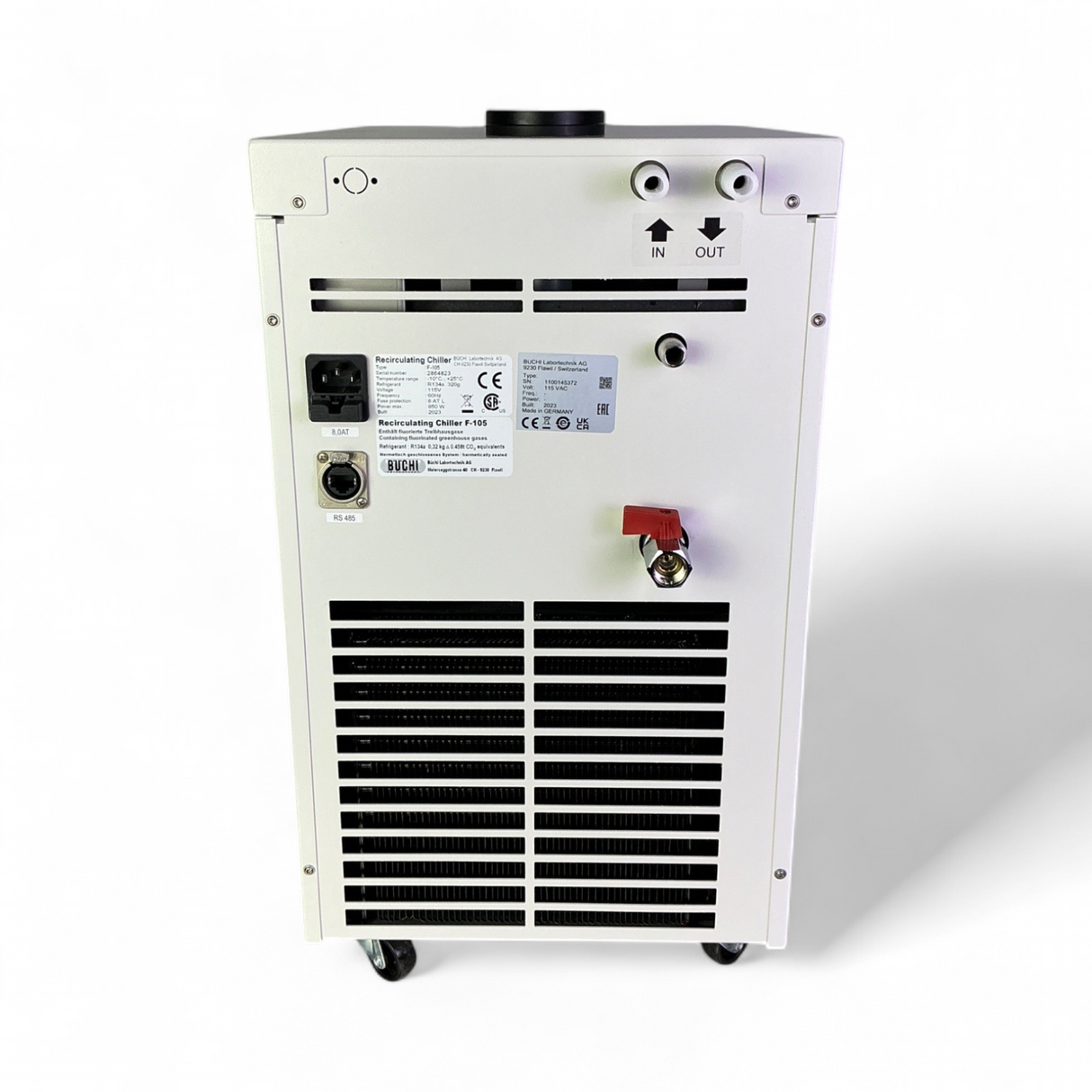 Büchi Rotavapor R-300 Rotary Evaporator System w B-300 Bath, F-105 Chiller, & V/I-300 Vacuum Pump | Safe & Secure Shipping - Image 14