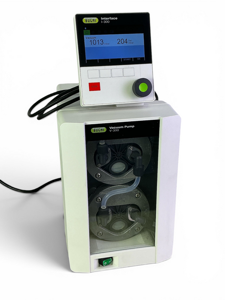 Büchi Rotavapor R-300 Rotary Evaporator System w B-300 Bath, F-105 Chiller, & V/I-300 Vacuum Pump | Safe & Secure Shipping - Image 17