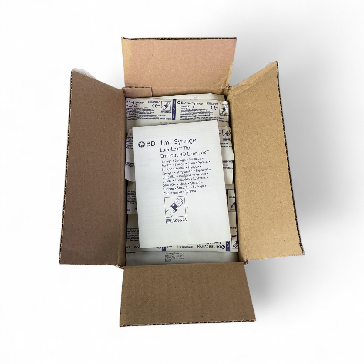 BD 1mL Liquid Transfer Syringes - 100ct New/Sealed 309628 (Best Offer!) | Safe & Secure Shipping - Image 2
