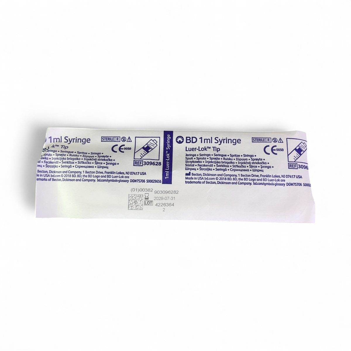 BD 1mL Liquid Transfer Syringes - 100ct New/Sealed 309628 (Best Offer!) | Safe & Secure Shipping - Image 8
