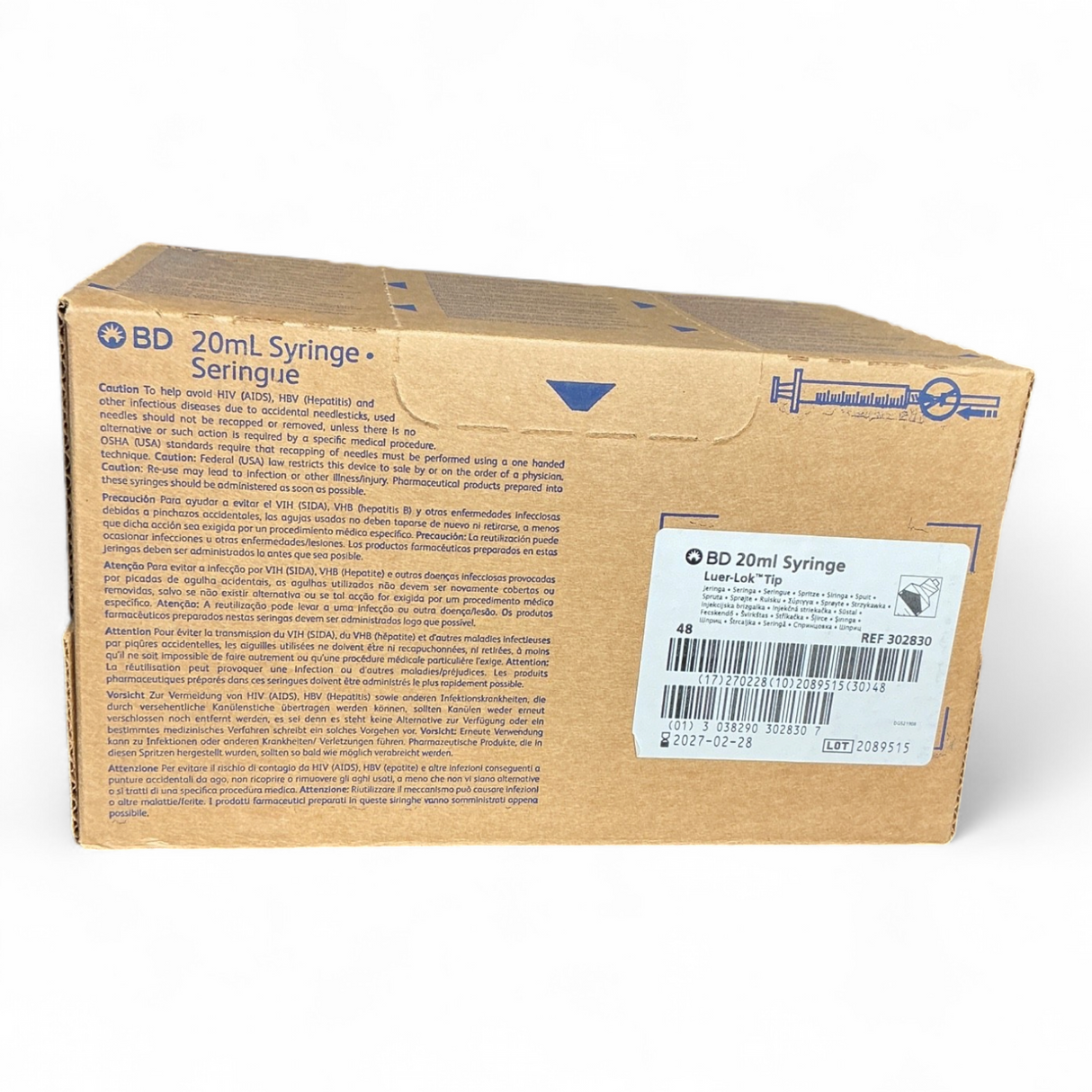 BD Luer-Lok Tip 302830 20ml (Best Offer!)  - Image 1