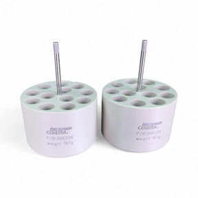 Beckman Coulter 12x10mL 187g Tube Adapters for Centrifuges Rotors Buckets, Set of 2 | Safe & Secure Shipping - Image 1