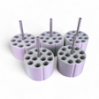 Beckman Coulter 12x1.5mL Tube Adapters for Centrifuges Rotor Buckets, Set of 5 | Ships Fast from Mr. Scientific - Image 1