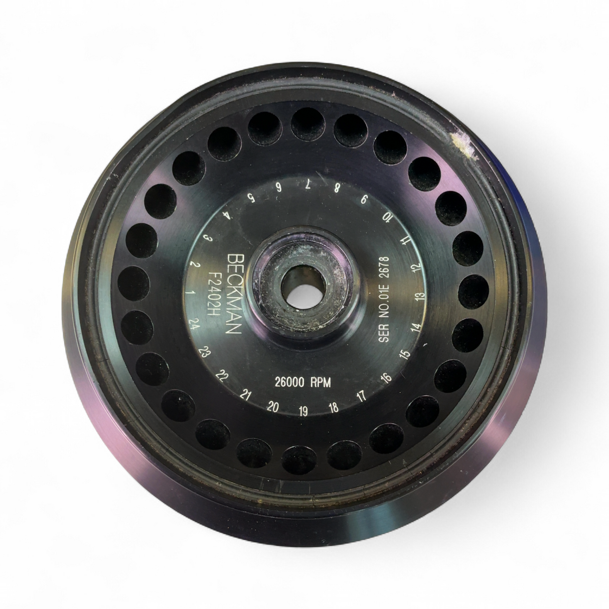 Beckman Coulter 1.5/2.0mL 24-Place 2600rpm Fixed Angle Centrifuge Rotor F2402H | Ships Fast from Mr. Scientific - Image 3