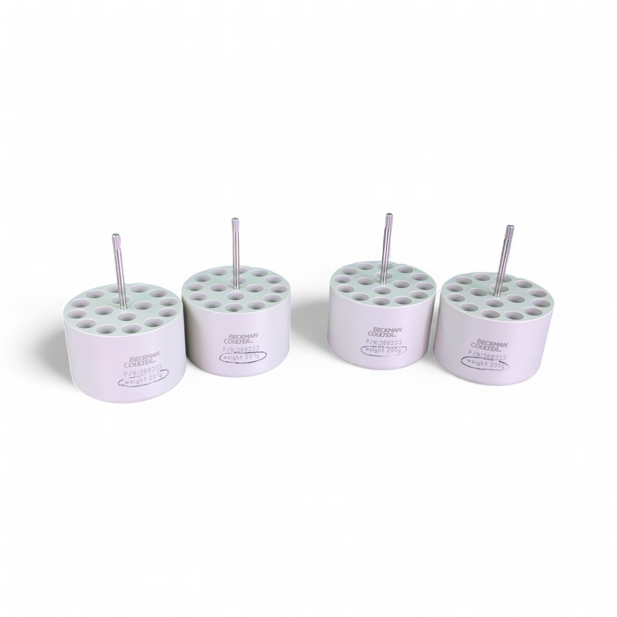 Beckman Coulter 16x5-7mL Tube Adapters for Centrifuges Rotor Buckets, Set of 4 | Ships Fast from Mr. Scientific - Image 1