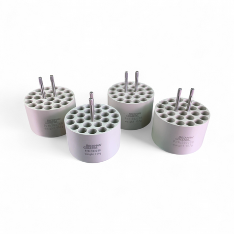 Beckman Coulter 24-place Swing Bucket Rotor Adapters for 1-2mL Tubes - 4pc Set | Ships Fast from Mr. Scientific - Image 1