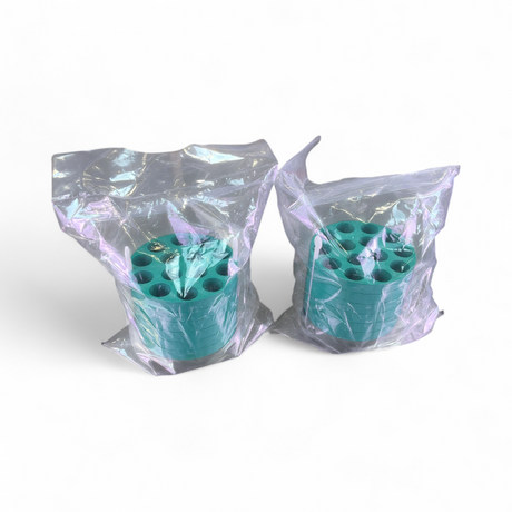 Beckman Coulter 6 Disc 14x15mL Tube Rotor Bucket Adapters 349950, Set of 2 | Mr. Scientific - Image 1