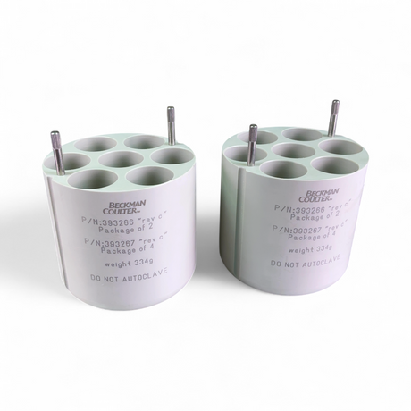 Beckman Coulter 7x50mL Conical Tube Adapters for Swing Bucket Rotors (Set of 2x) | Ships Fast from Mr. Scientific - Image 1