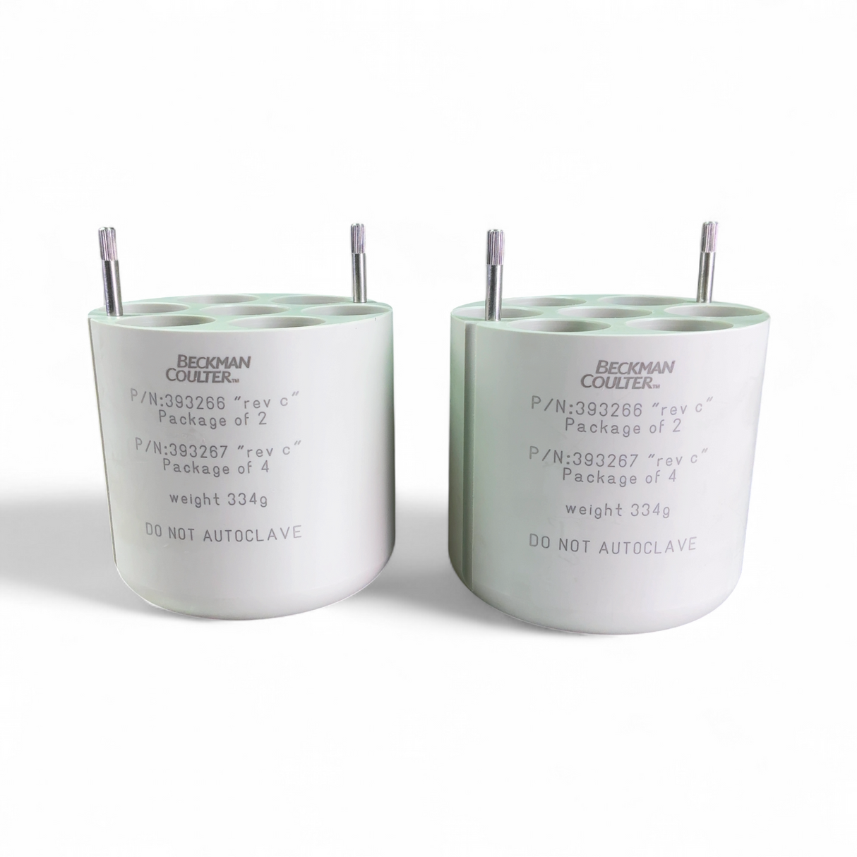 Beckman Coulter 7x50mL Conical Tube Adapters for Swing Bucket Rotors (Set of 2x) | Ships Fast from Mr. Scientific - Image 2