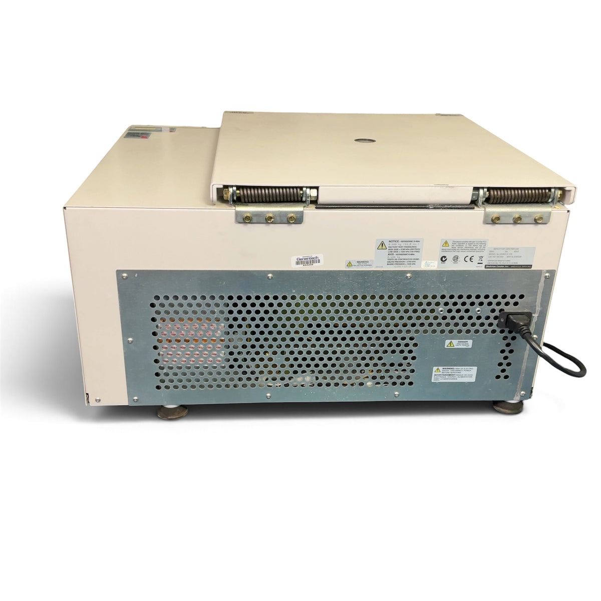 BECKMAN COULTER Allegra X-12R Benchtop Centrifuge 392302 w SX4750 Rotor & Buckets - Image 10