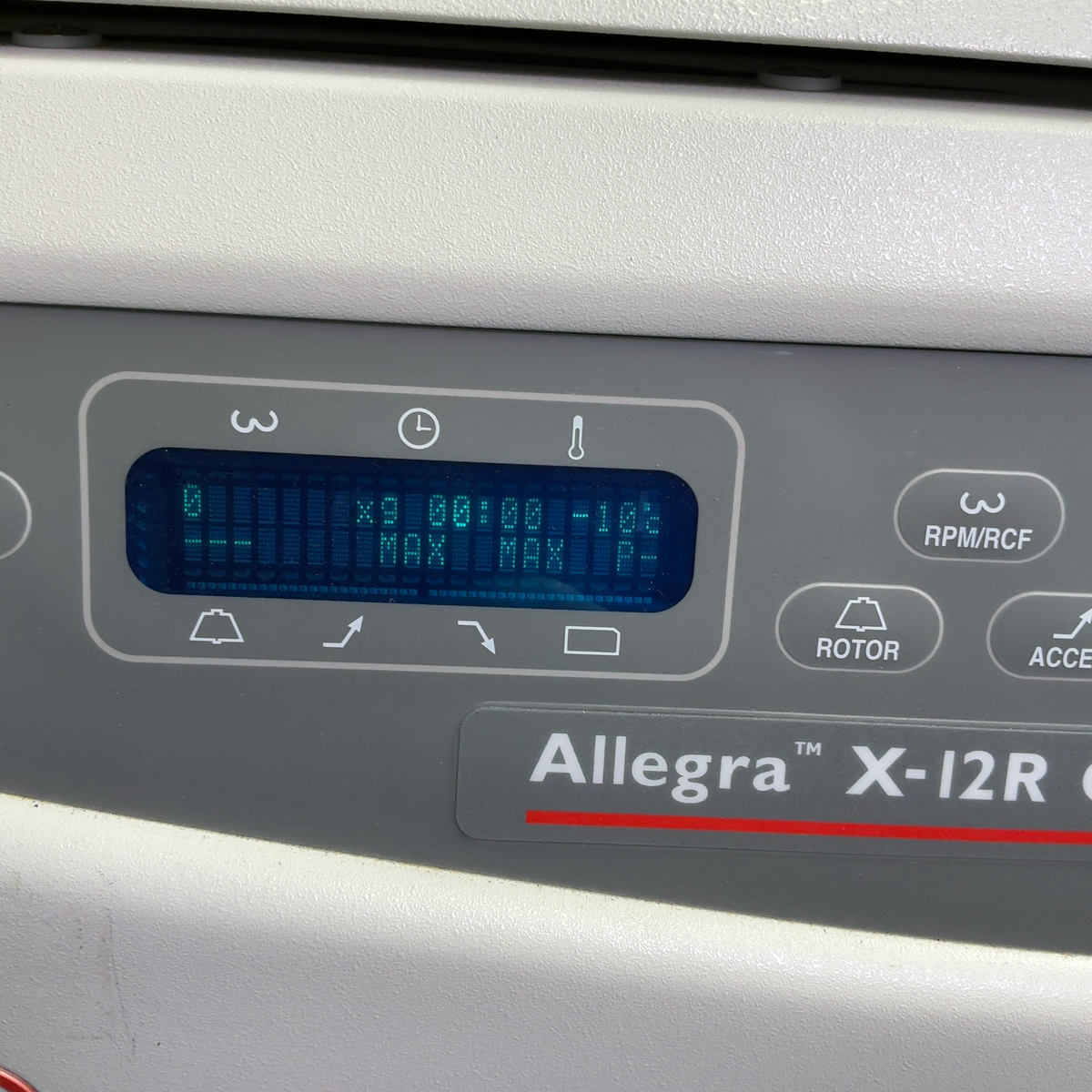 BECKMAN COULTER Allegra X-12R Benchtop Centrifuge 392302 w SX4750 Rotor & Buckets - Image 2
