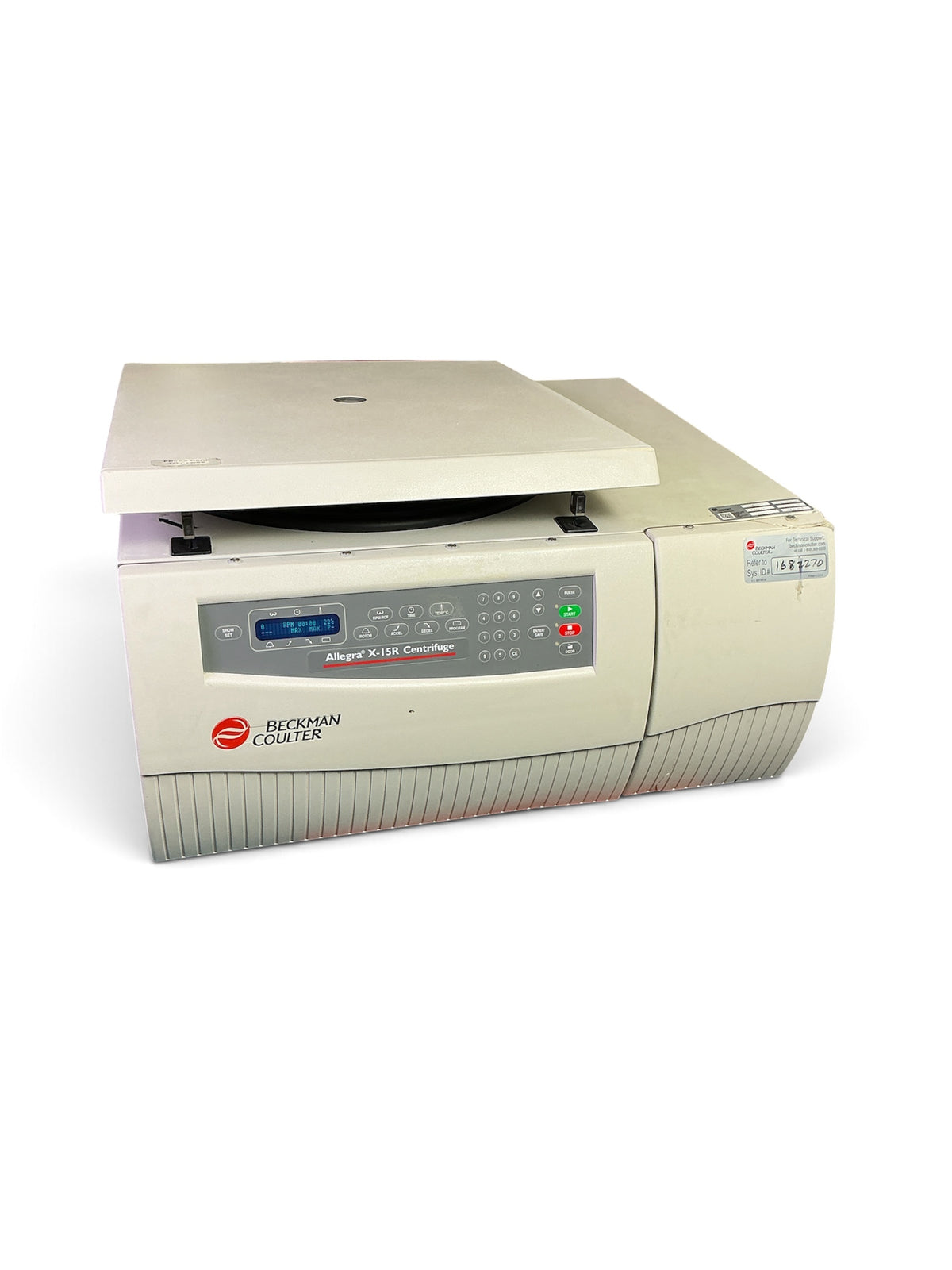 Beckman Coulter Allegra X-15R Refrigerated Benchtop Centrifuge 392932 w 4x750mL Aries Rotor SX4750A - See Desc - Image 1