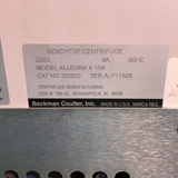 Beckman Coulter Allegra X-15R Refrigerated Benchtop Centrifuge 392932 w 4x750mL Aries Rotor SX4750A - See Desc - Image 21