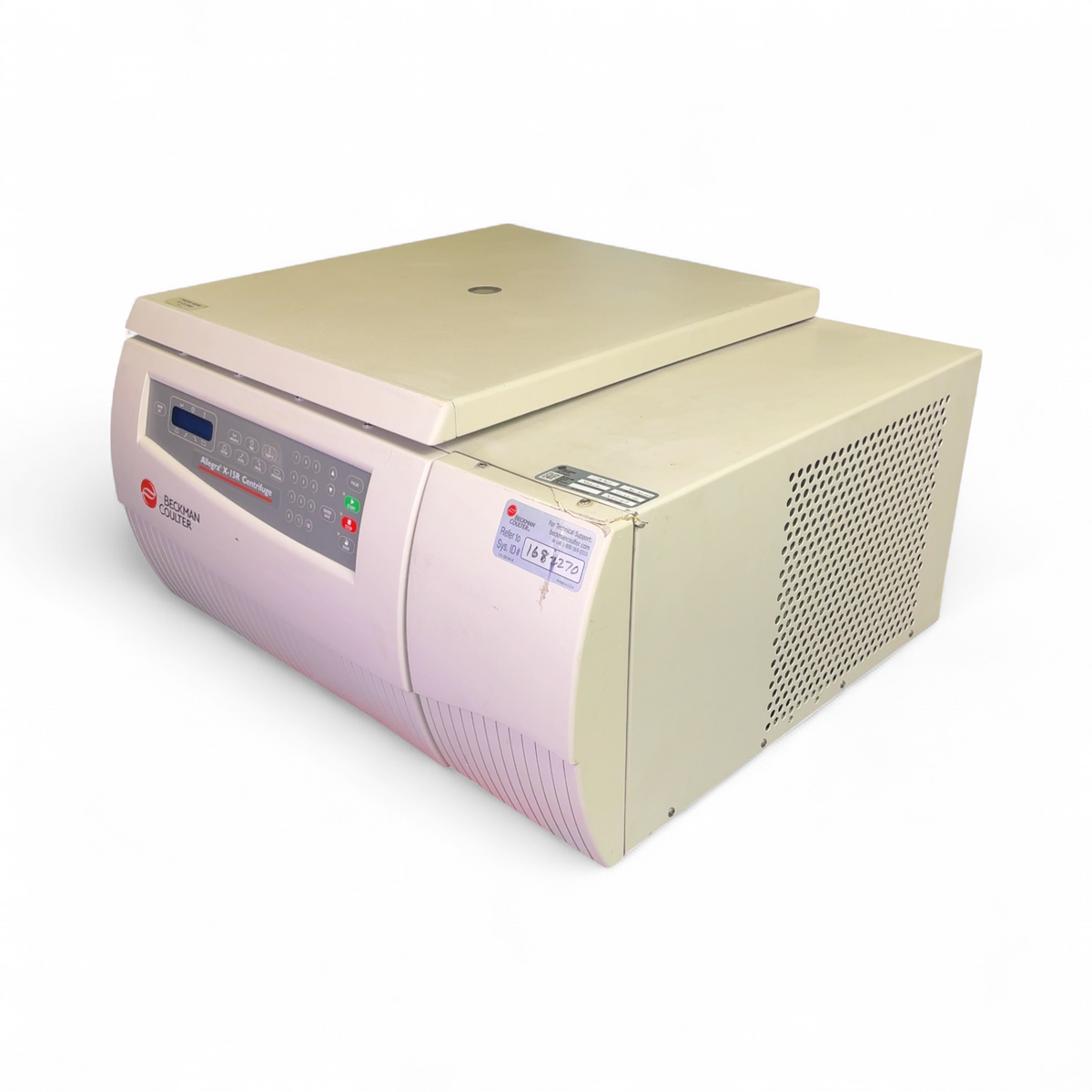 Beckman Coulter Allegra X-15R Refrigerated Benchtop Centrifuge 392932 w 4x750mL Aries Rotor SX4750A - See Desc - Image 6