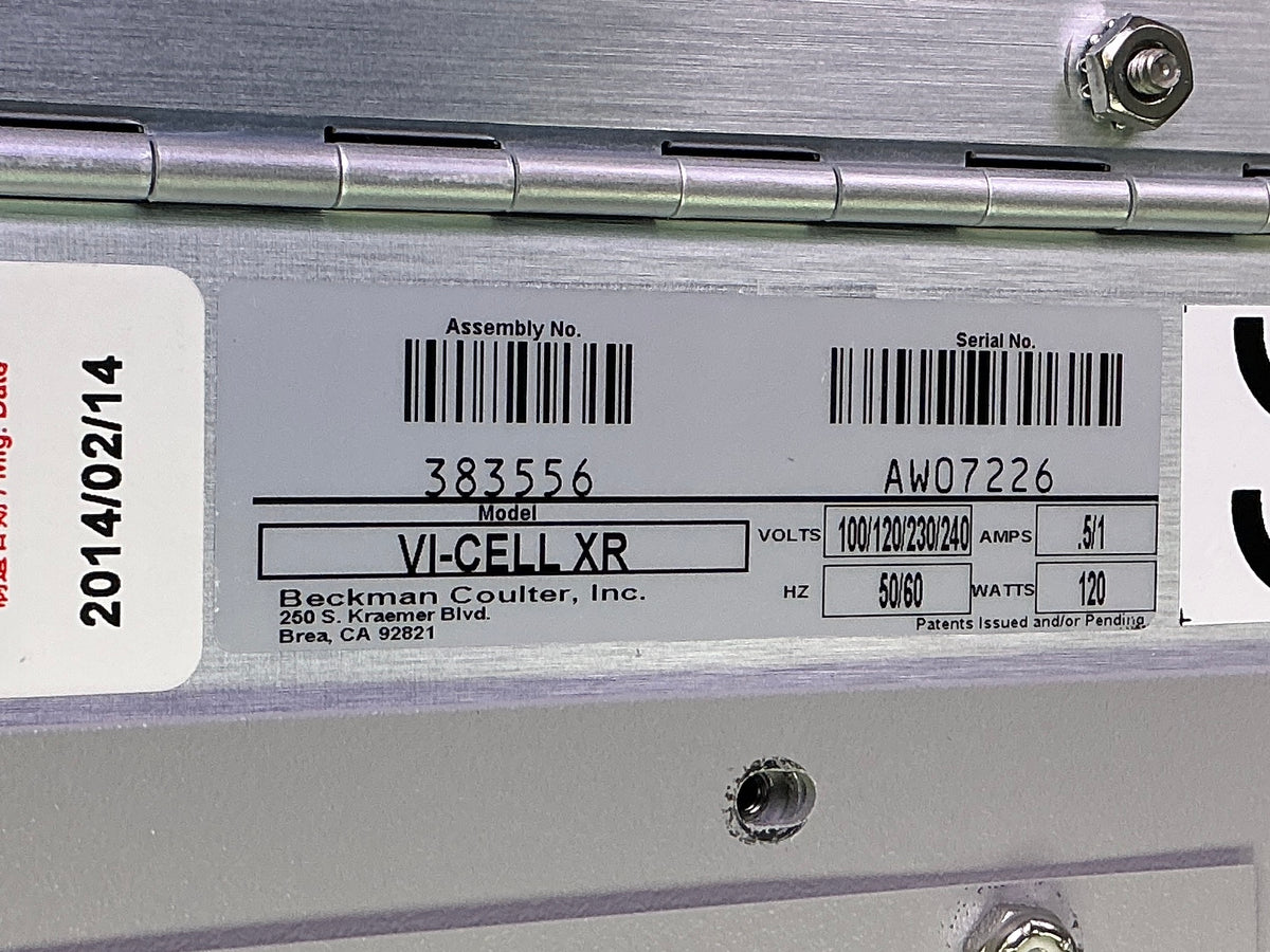 Beckman Coulter Vi-CELL XR Cell Viability Analyzer 383556 - Tested - Image 13