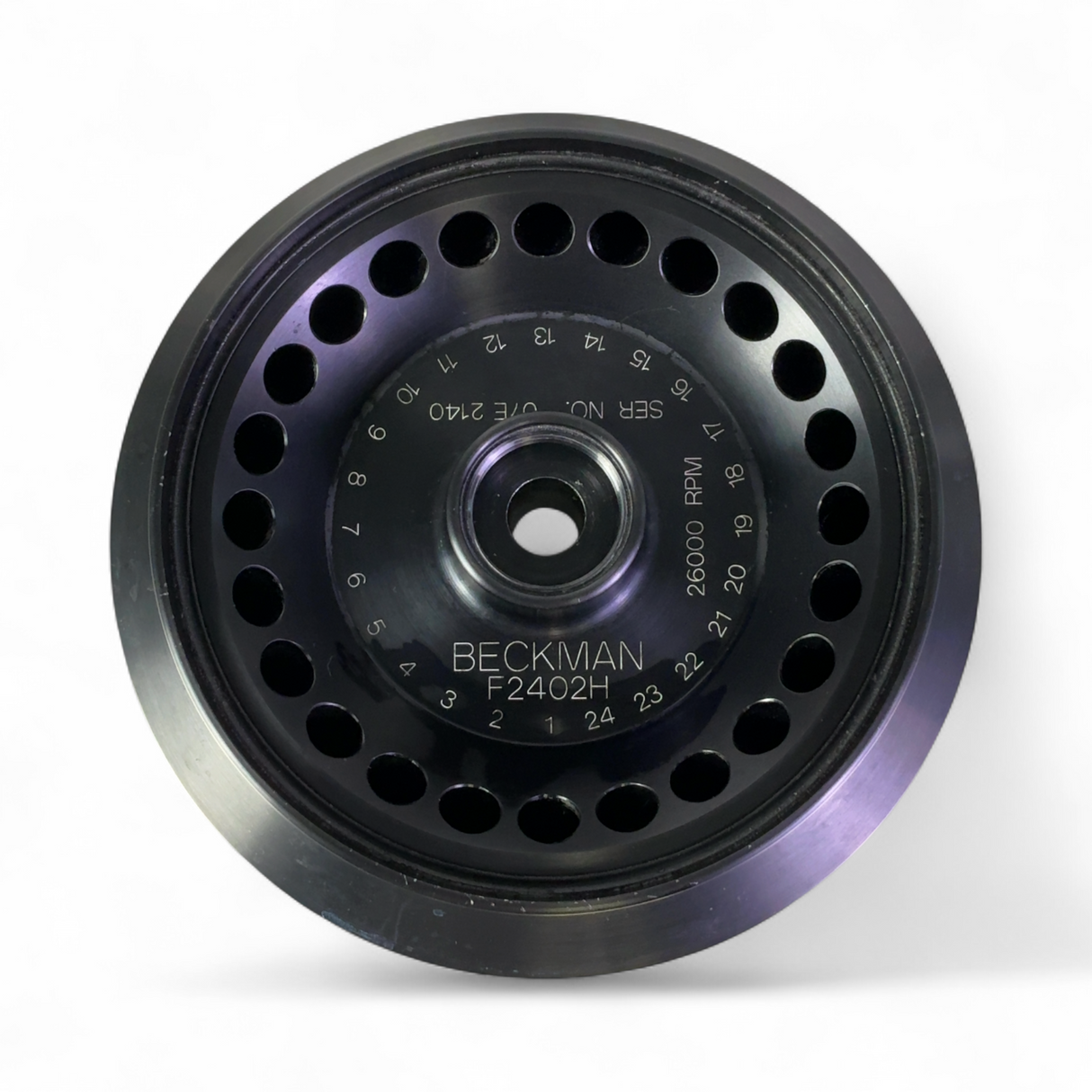 Beckman Hermetically Sealed Fixed Angle Centrifuge Rotor F2402H 26000 RPM | Ships Fast from Mr. Scientific - Image 11