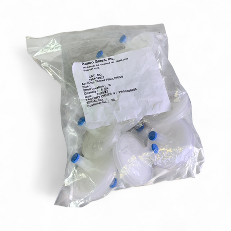 Bellco Glass, Inc. 50mm Bioreactor AcroDisc Thread Filters, 8/pkg 1964-12922 | Safe & Secure Shipping - Image 1