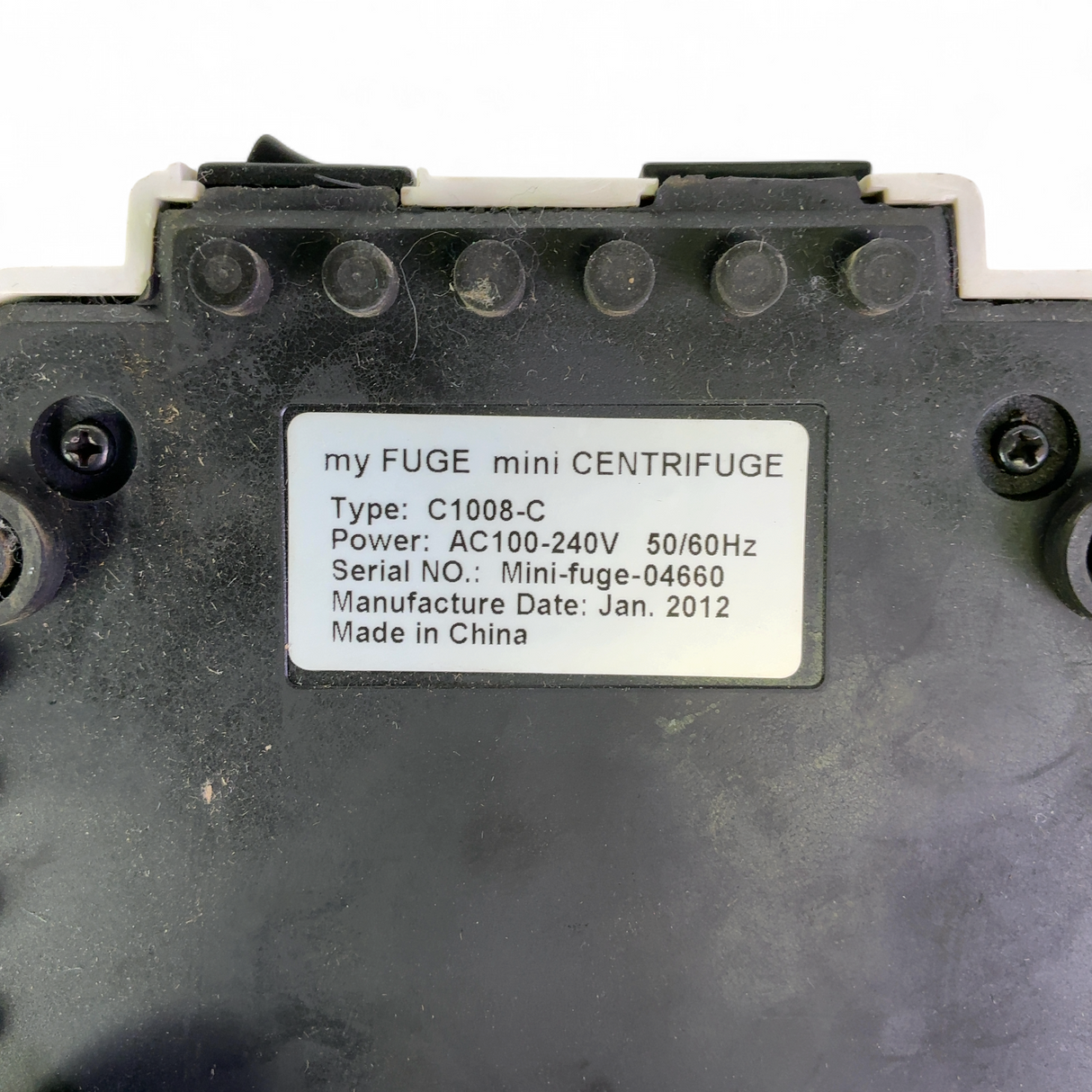 Benchmark myFUGE Mini 8-Place Microcentrifuge w Adapters C1008-C | Safe & Secure Shipping - Image 8