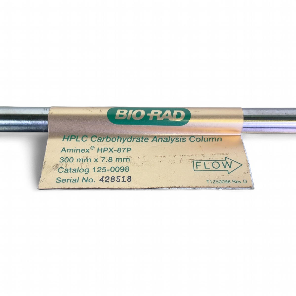 BIO-RAD Aminex HPX-87P Carbohydrate Analysis Column 125-0098 300mm x 7.8mm (BO!) | Mr. Scientific - Image 2